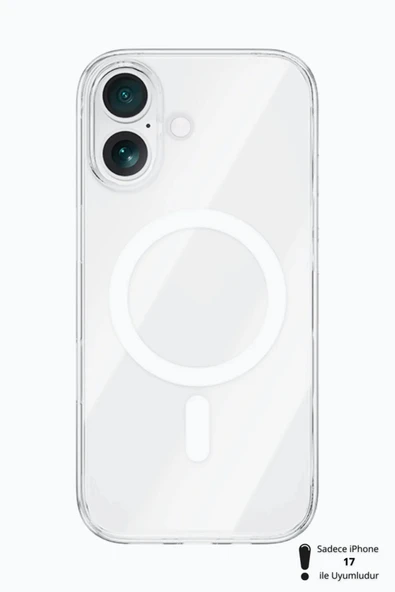 TeknoŞen iPhone 16 Pro Uyumlu ANİMASYONLU Şeffaf Sert Mika SARARMAZ Magsafe İnce Fit Kılıf Ultra ürün görseli 1