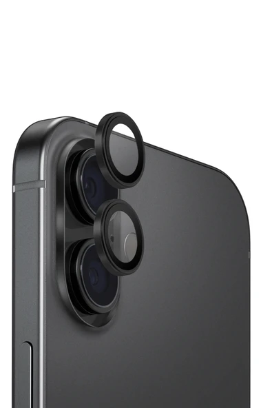 WANNA PROTECT iPhone 17 Uyumlu Alüminyum Kamera Koruma Lens Koruyucu Temperli Cam ürün görseli 1