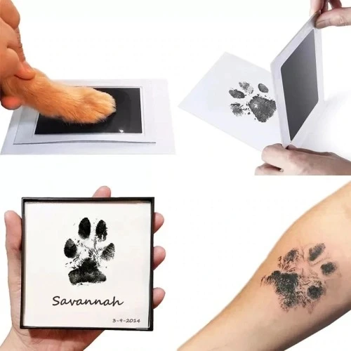 Kedi Köpek Pati İzi Fotoğraf Çerçevesi Seti ürün görseli 1