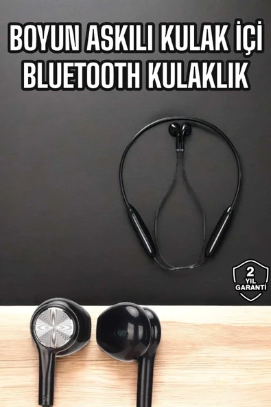 Kablolu Boyun Askılı Dijital Göstergeli Bluetooth Kulaklığı 60 Saat ürün görseli 1