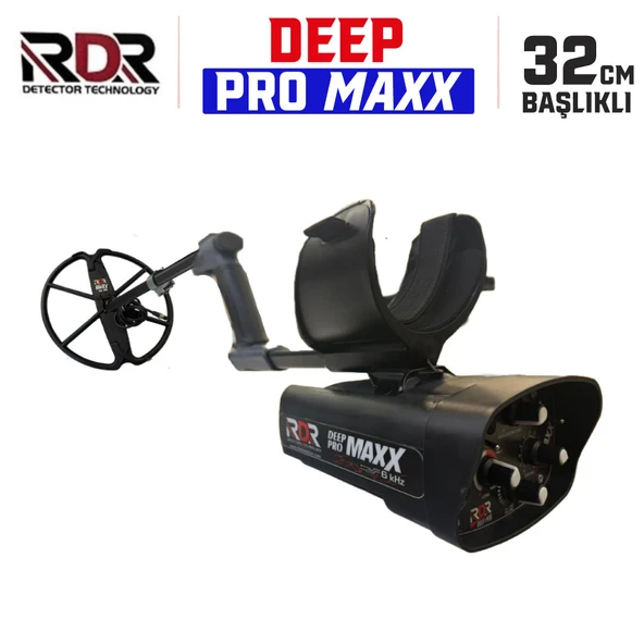 RDR Deep Pro Maxx Derin Arama Dedektörü -  6 kHz 32cm Başlıklı Paket ürün görseli 1