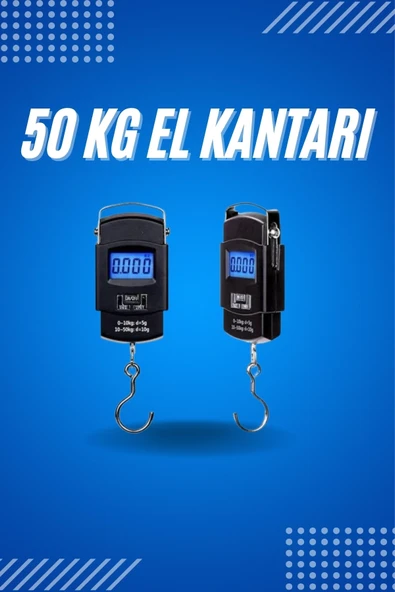 50 Kg Dijital El Terazisi Cep Tartısı El Kantarı Terazi ürün görseli 1