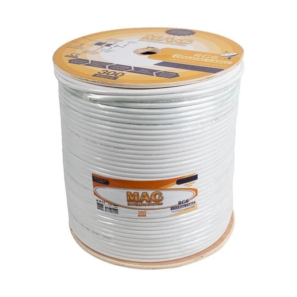 Mag RG6-U4 Trishield Anten Kablosu (300 mt.) - Resim 3