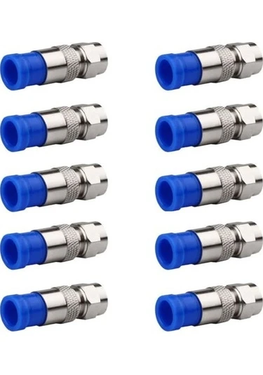 10 Adet Novacom Rg6 Sıkmalı F Konnektör ürün görseli 1