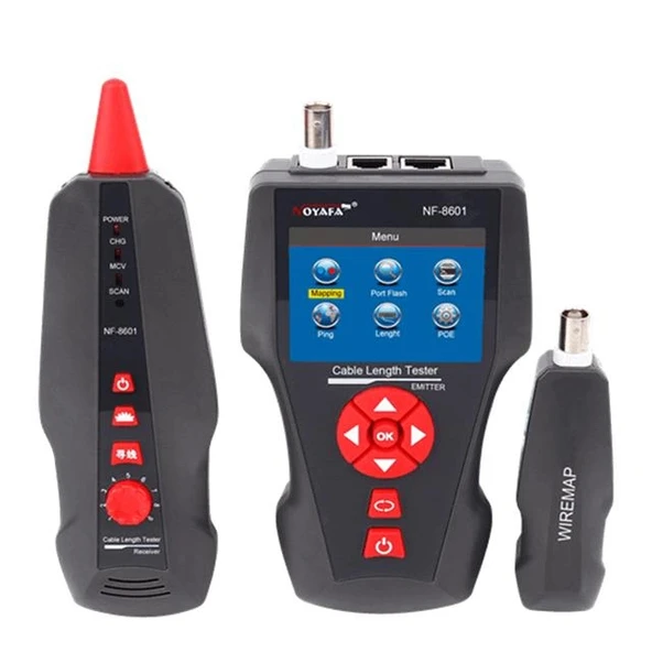 Noyafa NF-8601 Kablo Test Ve Uzunluk Ölçüm Cihazı ürün görseli 1