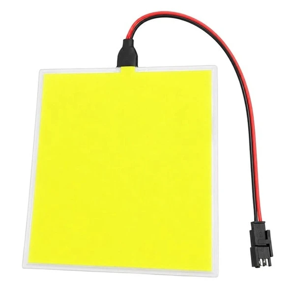 Powermaster PM-37725 100x100mm Elektrominesans (EL) 3V Led Panel Sarı Aydınlatmalı Esnek Yapı ürün görseli 1
