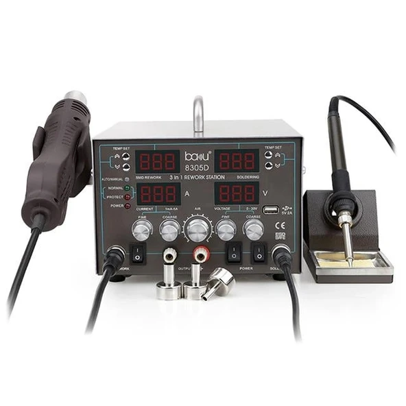 Baku BK-8305D Isı Ayarlı-Üflemeli Digital Havya ürün görseli 1