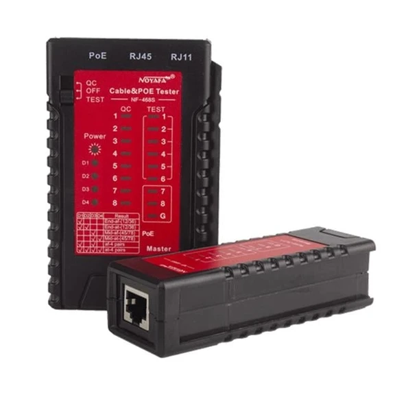 Noyafa NF-468S Rj45-Rj11-Poe Destekli Çok Fonksiyonlu Ağ Telefon Kablosu Test Cihazı ürün görseli 1