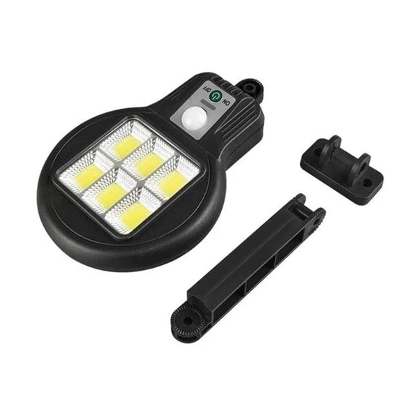 Powermaster CL-182-6 Hareket Sensörlü 48 COB Ledli Solar Sokak Lambası - Resim 2