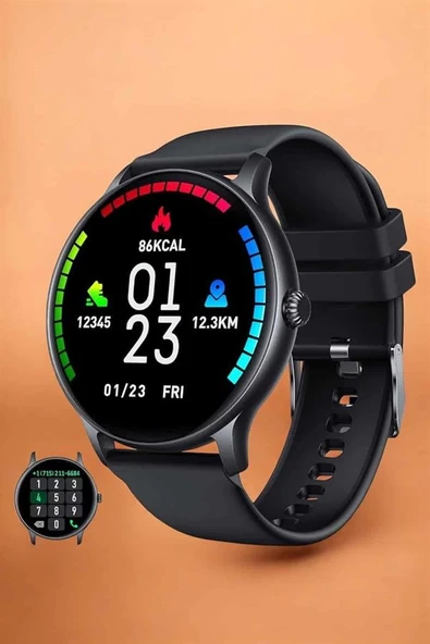 Akıllı Saat Sesli Görüşme Bluetooth Bağlantılı 3 Kordonlu - Resim 5