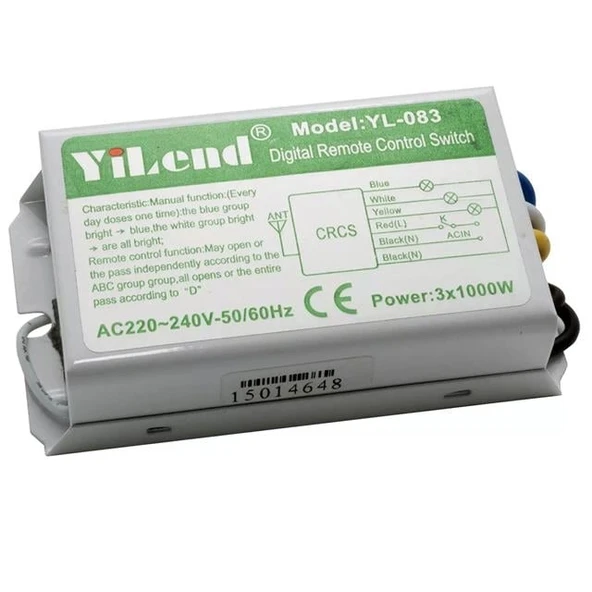 Powermaster PM-5847 Avize Kontrol Kumandası - Resim 3