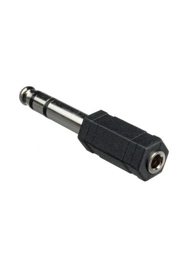 6.3 Mm Stereo Erkek -3.5 Mm Stereo Dişi Çevirici ürün görseli 1