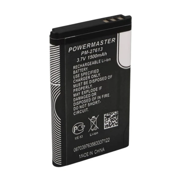 Powermaster PM-27613 Li-iOn 3.7 Volt 1500 mAh 5.55 Wh Telsiz Batarya Pili ürün görseli 1