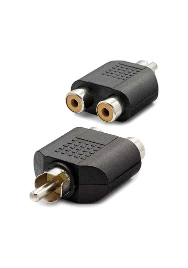 Çevirici Jack 1Rca Erkek 2Rca Dişi. ürün görseli 1