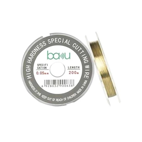 Baku 0.05mm 200 Metre Yüksek Mukavemetli Profesyonel LCD Ekran Ayırma Çelik Teli ürün görseli 1