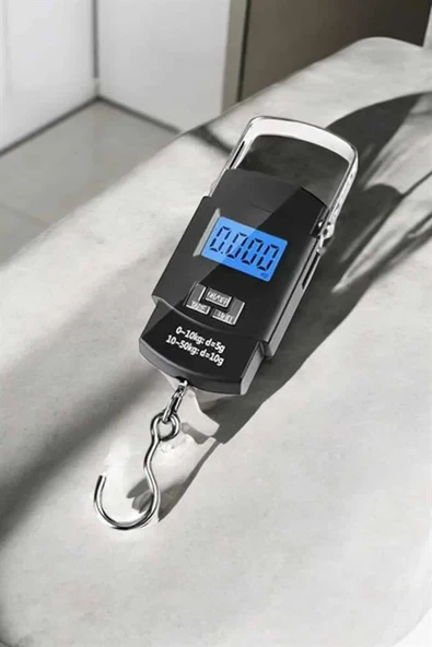 Ağırlık Ölçer 50 Kg El Terazisi El Kantarı Pilli Led Ekran ürün görseli 1