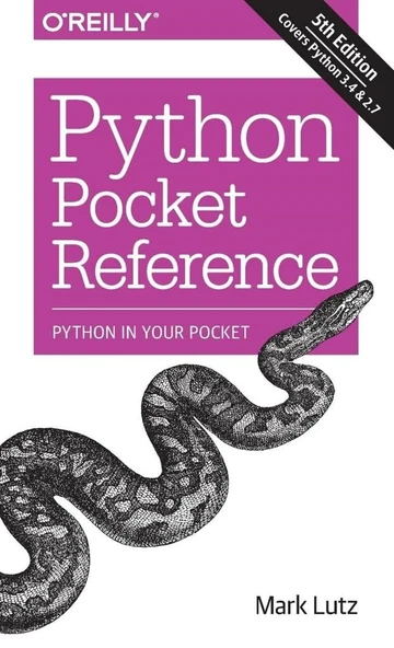 Python pocket reference-O'Reilly (5th Ed. - 2014) Mark Lutz ürün görseli 1