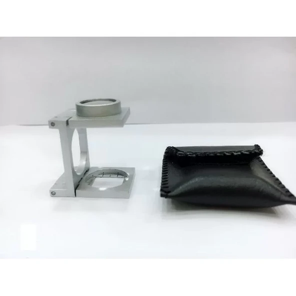 1 Cm Full Çelikkaplı Full Çelik Kaplı Katlamalı Büyüteç Th-9008A ürün görseli 1