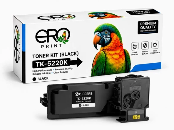TK-5220K Kyocera ECOSYS P5021cdw Siyah Muadil Toner ürün görseli 1