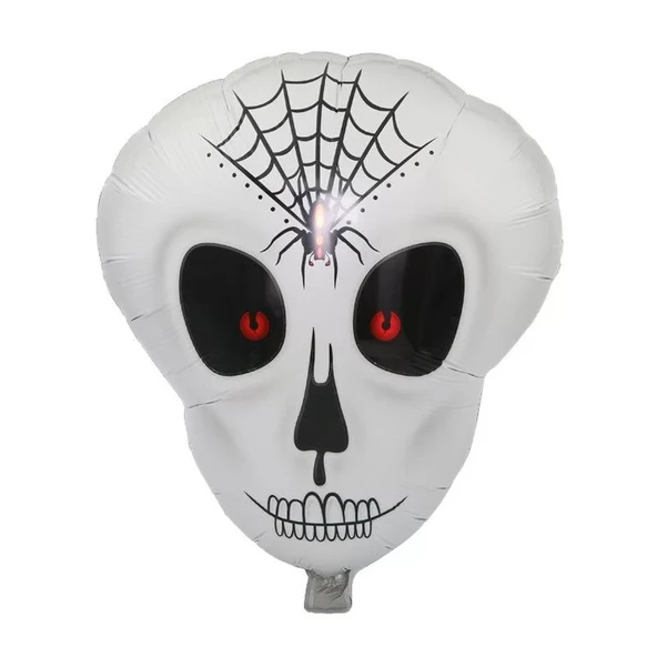 Örümcek Ağ Desenli İskelet Folyo Balon ürün görseli 1