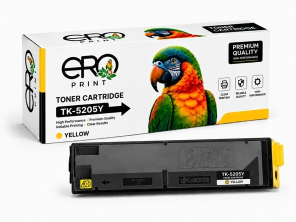 Kyocera TK-5205Y Sarı Muadil Toner ürün görseli 1