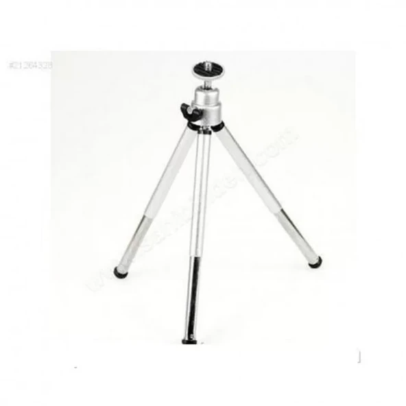 Metalik Renk Tripod 3 Yönlü Profesyonel Mini ürün görseli 1