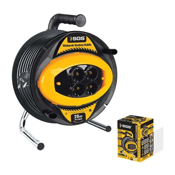 Sgs 2130 Extra Makaralı Uzatma Kablosu 3*1.5/20 Mt 2130 (1 Adet) ürün görseli 1
