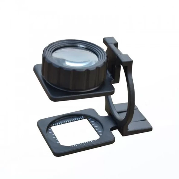 Tekstilciler Için Kumaş Kontrolü Büyüteç Katlanan Metal 15X Büyütme ürün görseli 1
