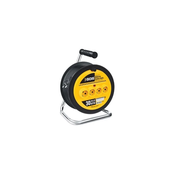 Sgs 2134 Makaralı Elektrik Uzatma Kablosu 3X2.5 30Mt ürün görseli 1
