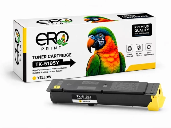 TK-5195Y Kyocera TASKalfa 306ci Sarı Muadil Toner ürün görseli 1