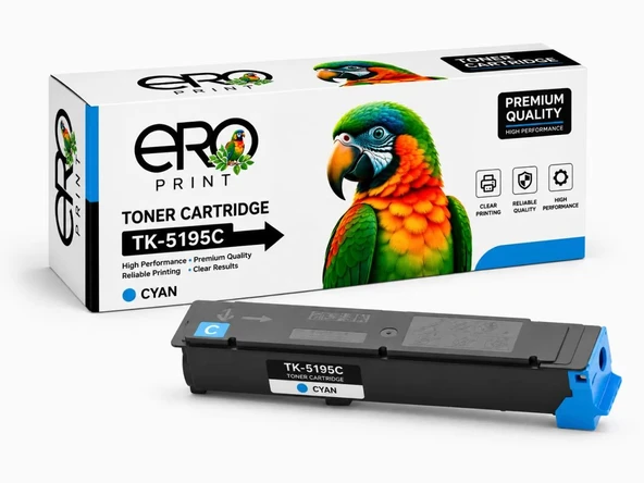 TK-5195C Kyocera TASKalfa 308ci Mavi Muadil Toner ürün görseli 1