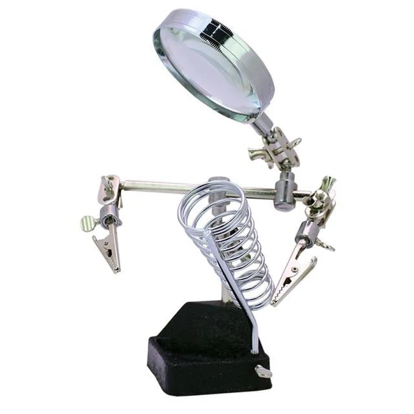 Powermaster PM-7194 3 Konumlu Büyüteç Havya Standı ürün görseli 1