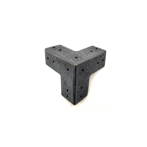 Antika Tarz Dekoratif Pirinç Köşe Gönye - 68x68 mm, Oksit ürün görseli 1