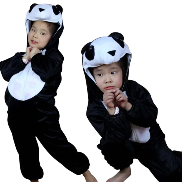 Çocuk Panda Kostümü 4-5 Yaş 100 cm ürün görseli 1