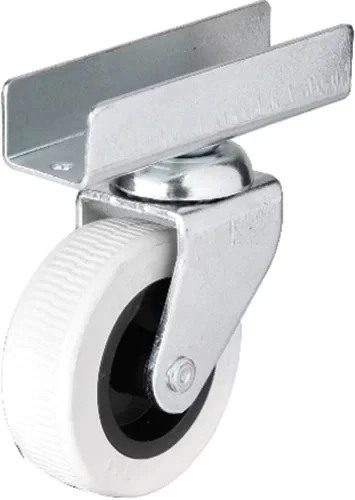 Hts 323 - 50x20 mm Gri Uzun U Tablalı Teker 4 Adet ürün görseli 1