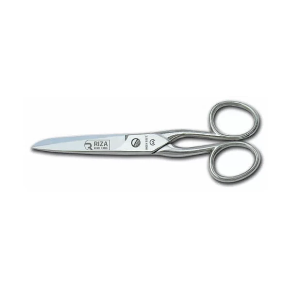 Rıza A4431-6 İplik ve Saya Makası No: 6 inç / 15,24 cm - Nikel Kaplama ürün görseli 1