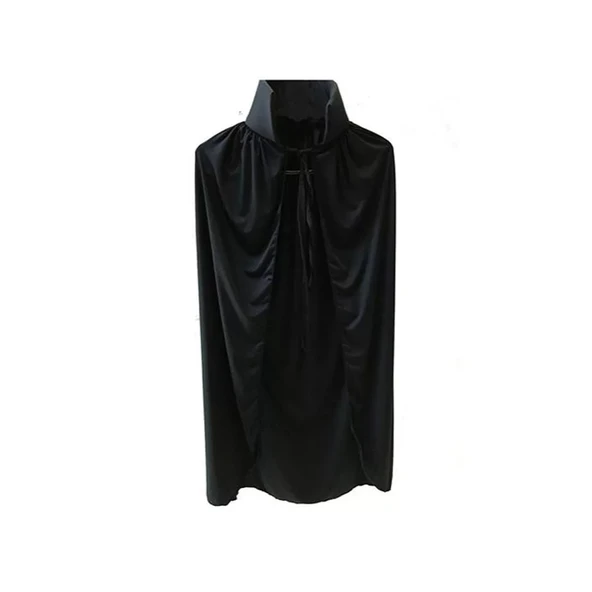 Sİyah Yakalı Pelerin - Vampir Pelerin - Dracula Pelerin 90 cm ürün görseli 1