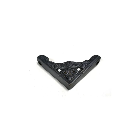 Antika Tarz Dekoratif Pirinç Köşe Süsü - 58x58 mm, Oksit ürün görseli 1