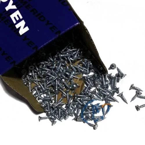 Klips, Menteşe, Ayak, Ağaç, Sunta Vidası - 3x13mm, 1000 Adet ürün görseli 1