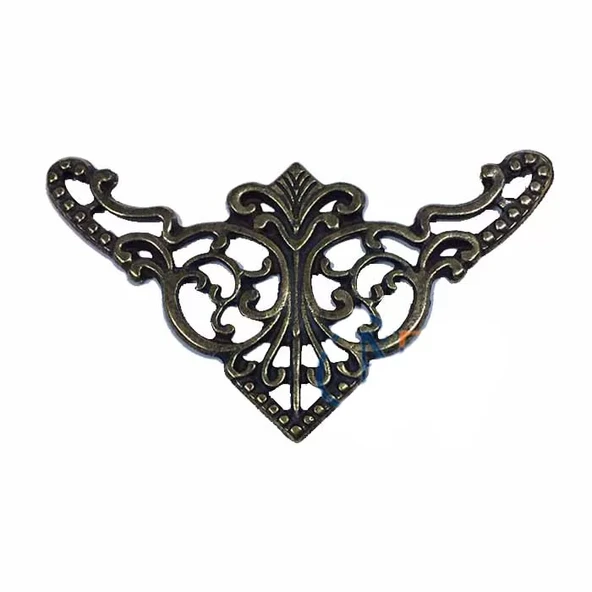 Dekoratif Köşe Süsü, Köşelik - Büyük, 31x55mm, Antik, 1 Adet ürün görseli 1