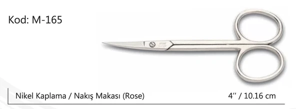 Rose Europe Nakış Makası Süper Kalite No:4 10,16 CM ürün görseli 1
