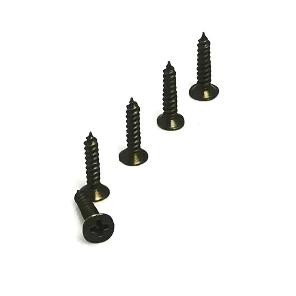 Klips, Menteşe, Ayak Vidası 2,2x7,5mm Çelik - Siyah 100 Adet ürün görseli 1