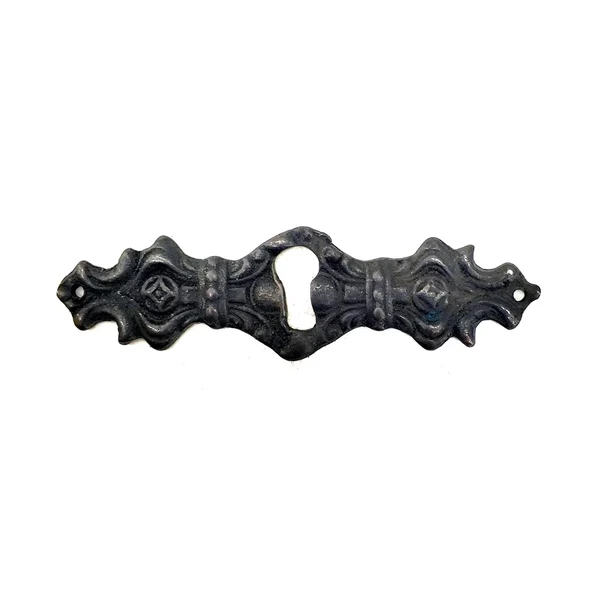 Antika Tarz Dekoratif Pirinç Anahtar Ağızlığı - 28x104mm, Oksit ürün görseli 1