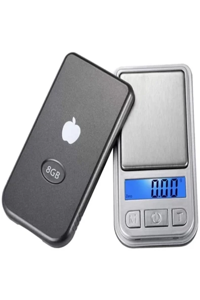 Apple Ipod Görünümlü Hassas Cep Terazisi Tartı 200 G Kapasite 0.01 Hassasiyet ürün görseli 1