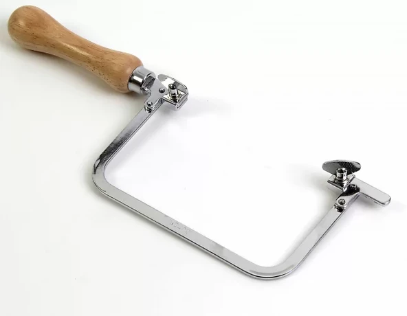 Sabit Kıl Testere Kolu - Ahşap Sap 13,5cm ürün görseli 1