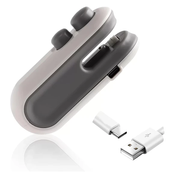 Şarjlı Mini Poşet Kapatıcı ürün görseli 1
