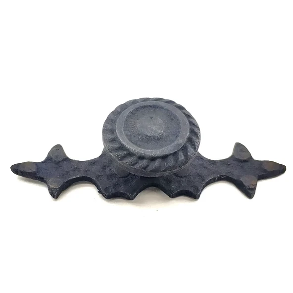 Antika Tarz Dekoratif Pirinç Çizgili Düğme - 25x80 mm, Oksit ürün görseli 1
