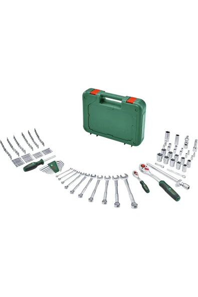Bosch 1600A02Z9B 132 Parça Gelişmiş Çok Amaçlı El Aleti Seti ürün görseli 1