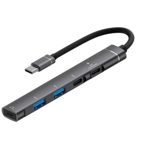 ZR866 Type-C 5 İn 1 Hub H01 ürün görseli 1