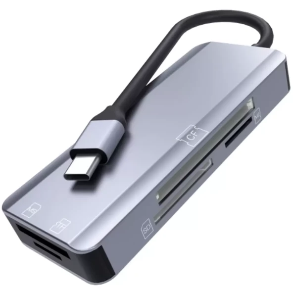 ZR791 Nk-3044 Type-C 5 İn 1 Card Reader ürün görseli 1
